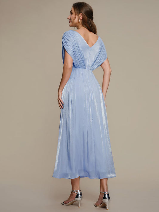 Flowing Ribbons Sea-island filament fabircs Batwing Sleeve Dress