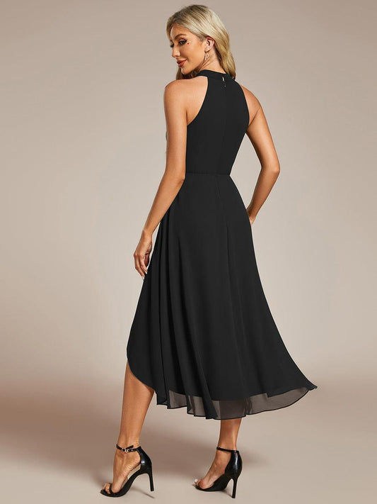 ever POSIE|Midi A-Line Halter Neck Chiffon Dress