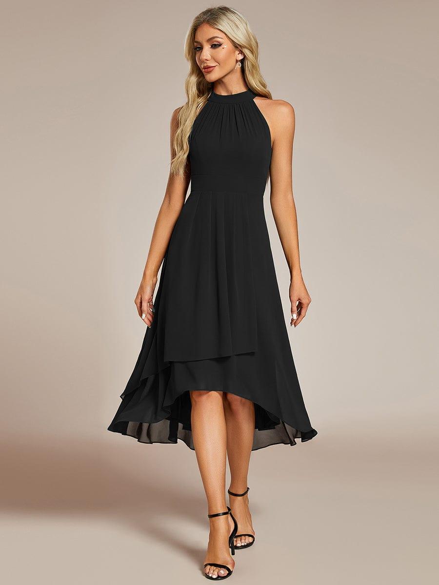 ever POSIE|Midi A-Line Halter Neck Chiffon Dress