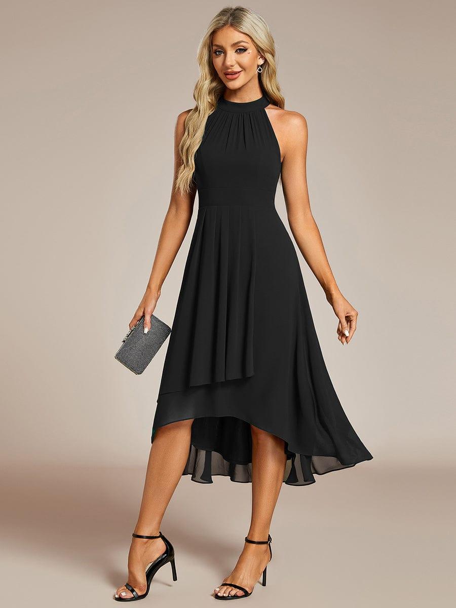 ever POSIE|Midi A-Line Halter Neck Chiffon Dress