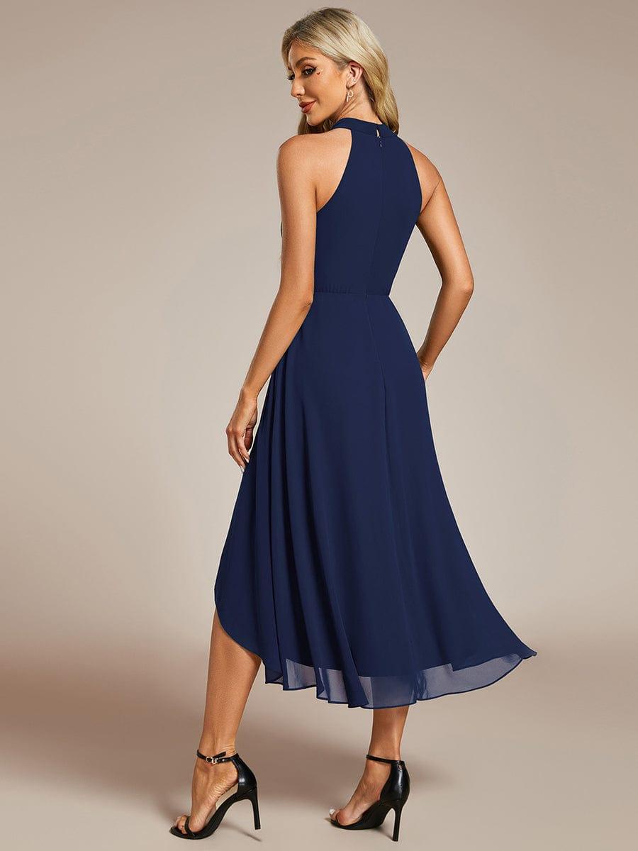 ever POSIE|Midi A-Line Halter Neck Chiffon Dress