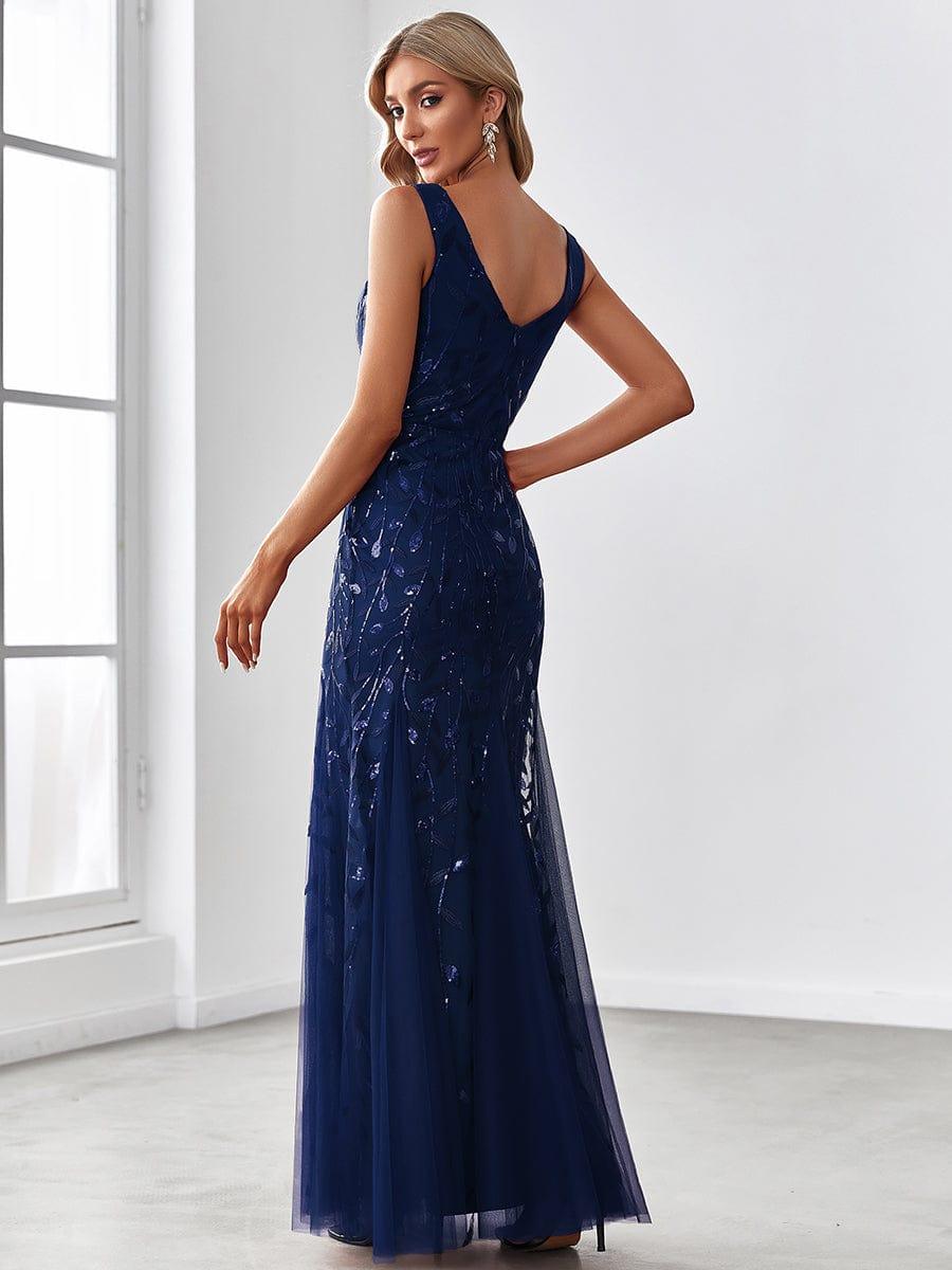 ever ORIEL|Women's Double V-Neck Fishtail Sequins Wedding Guest Dress