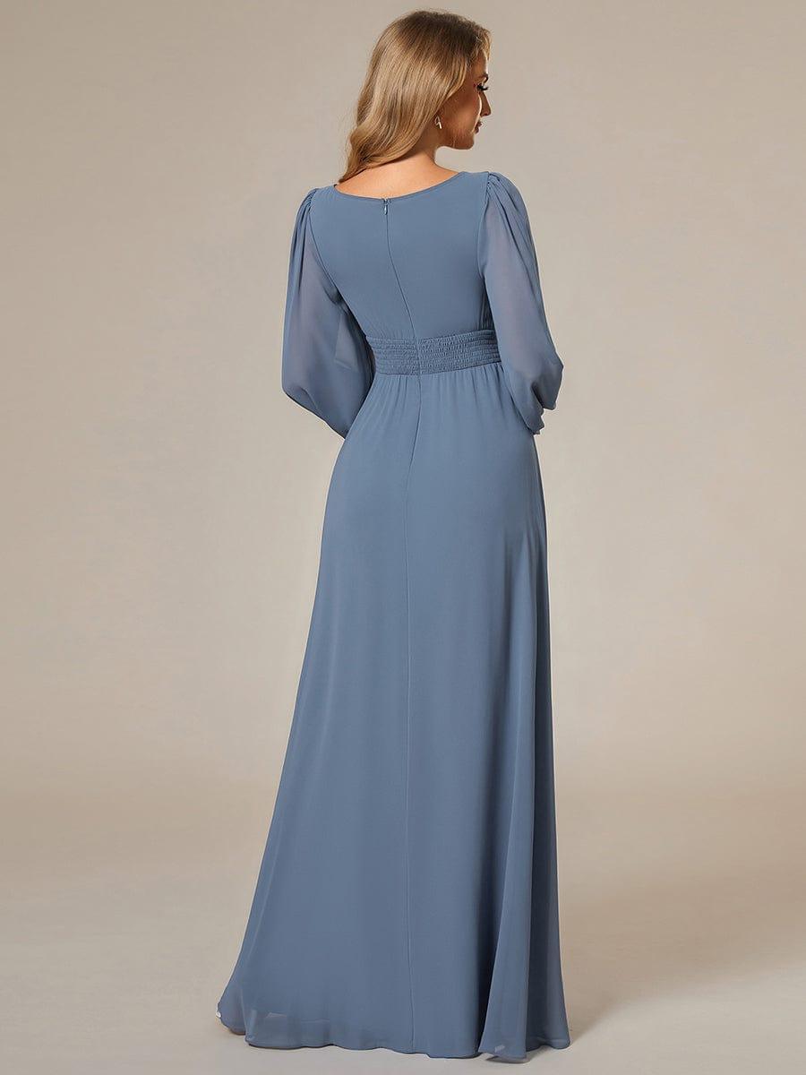 ever CELESTE|Chiffon Long Sleeve Floor Length Mother of The Bride Dress