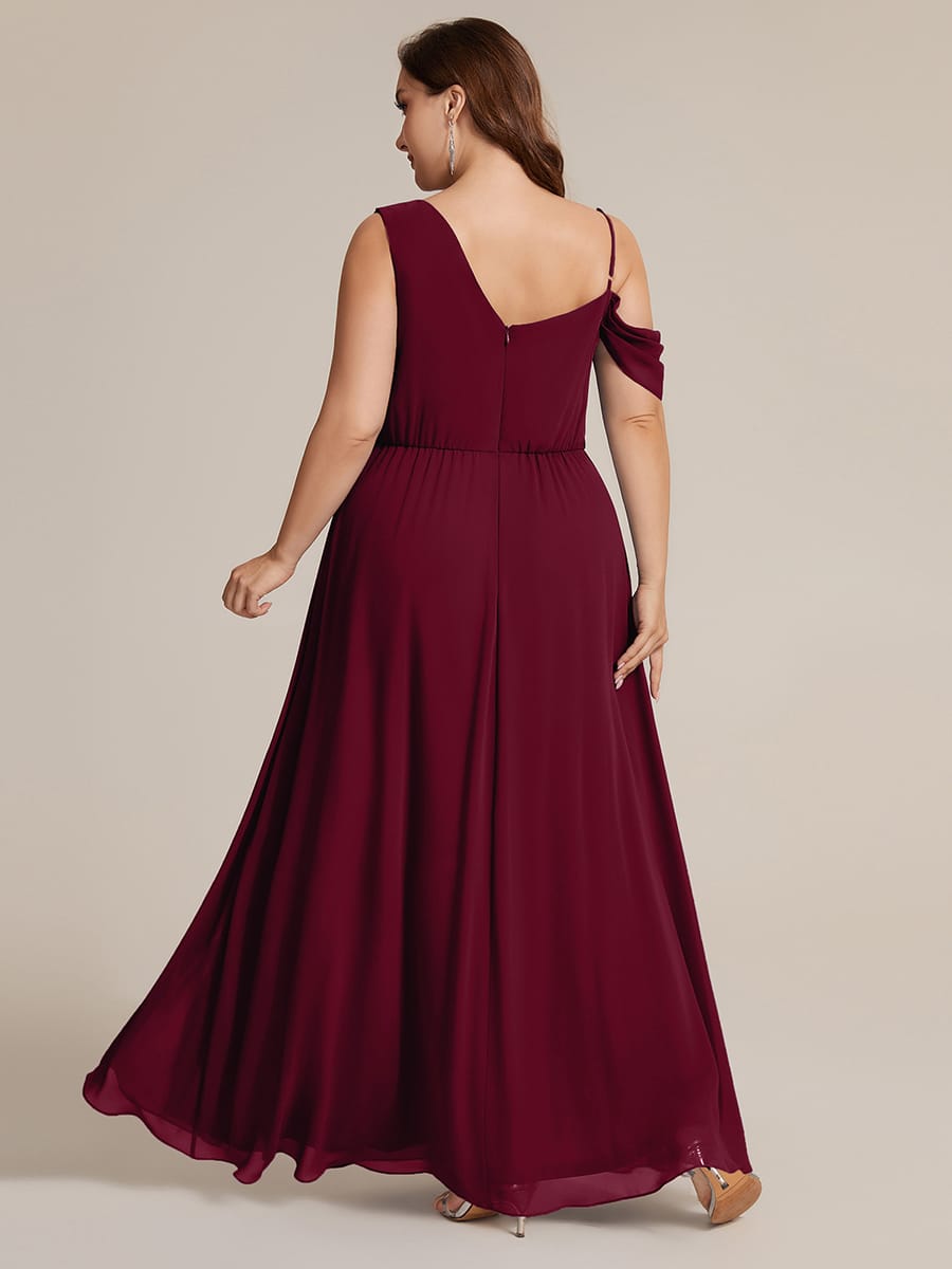 Thigh-High Slit Chiffon Sleeveless Dress