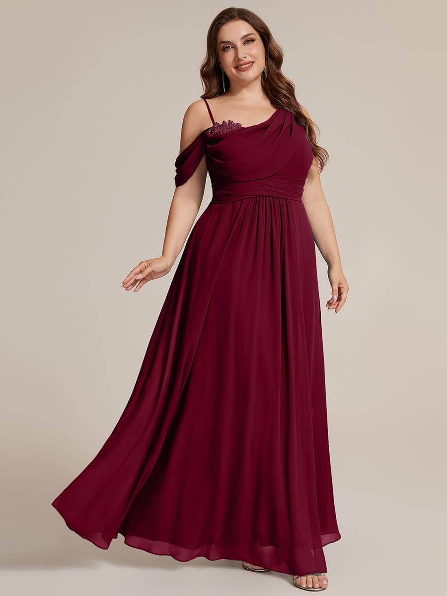 Thigh-High Slit Chiffon Sleeveless Dress