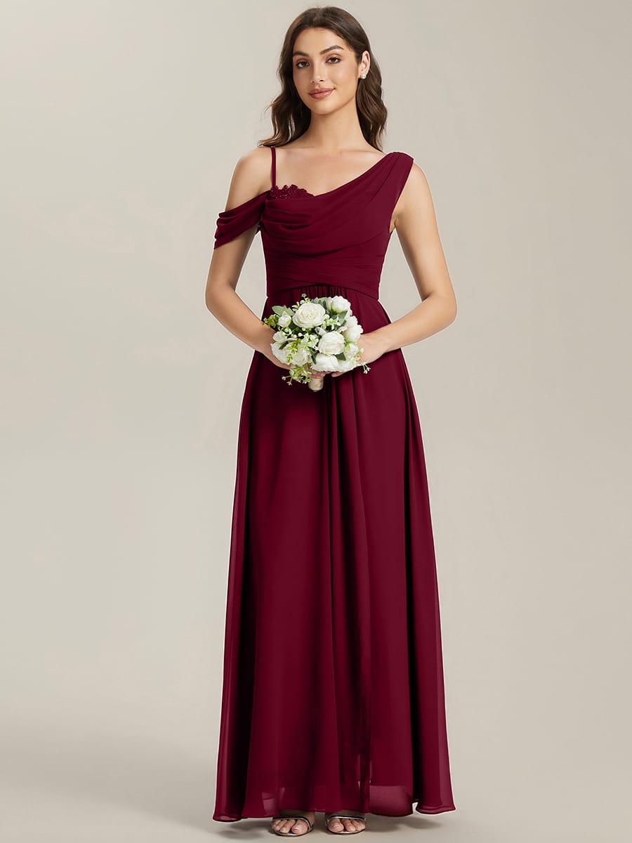 Thigh-High Slit Chiffon Sleeveless Dress