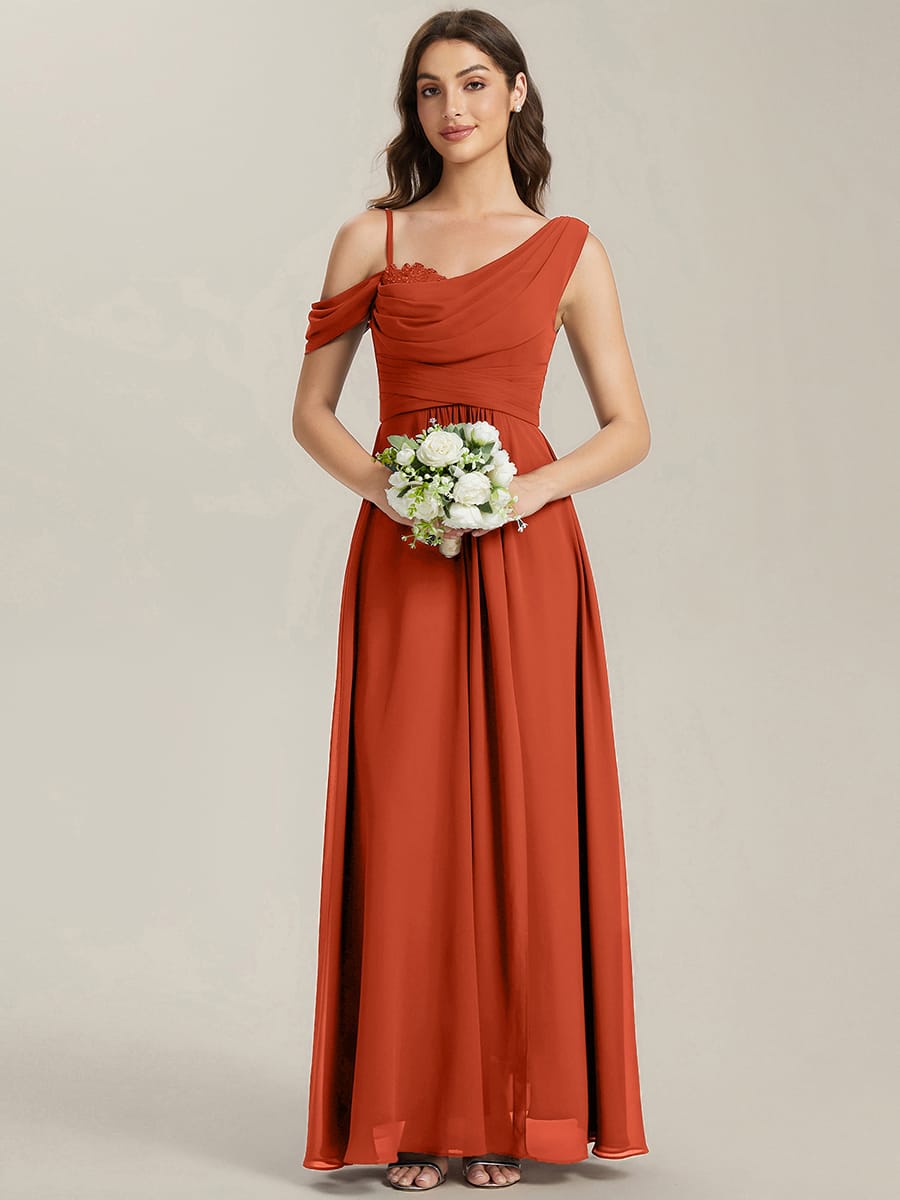 Thigh-High Slit Chiffon Sleeveless Dress