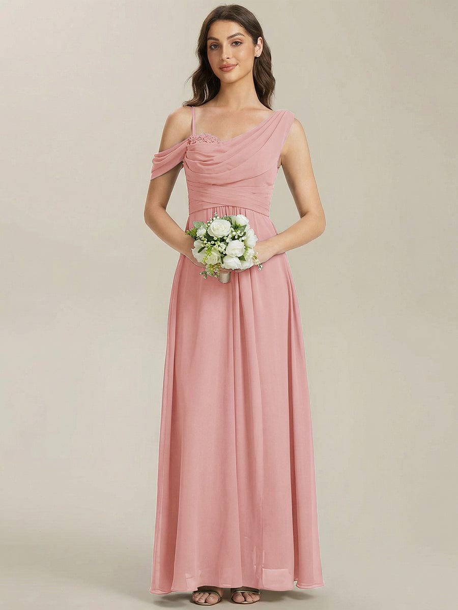 Thigh-High Slit Chiffon Sleeveless Dress