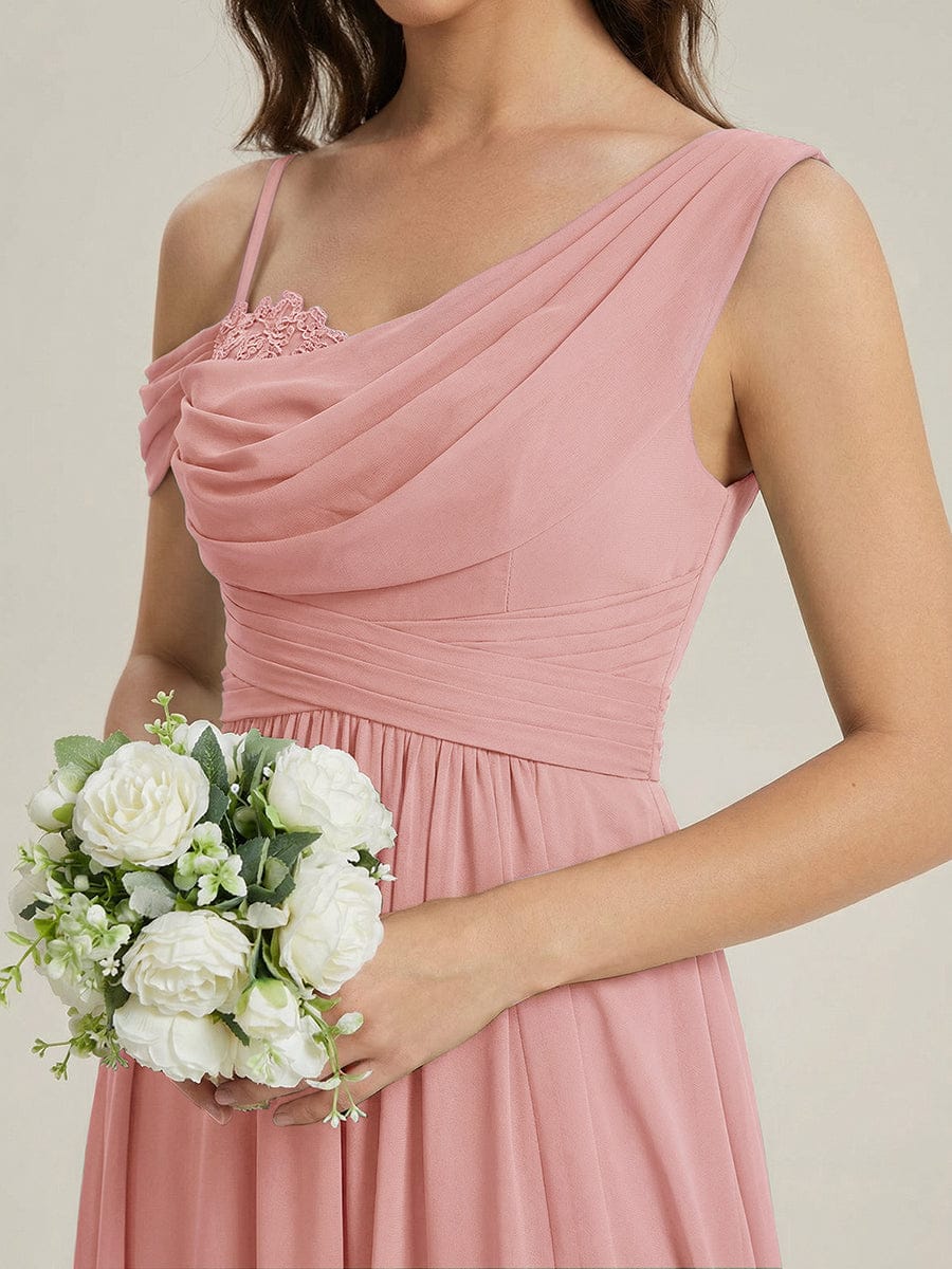 Thigh-High Slit Chiffon Sleeveless Dress