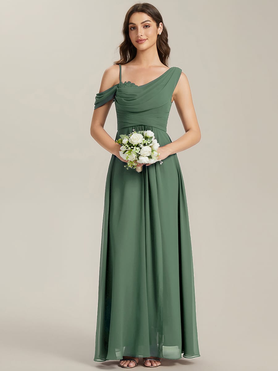 Thigh-High Slit Chiffon Sleeveless Dress