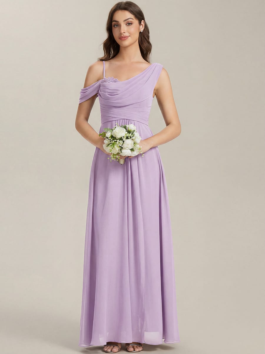 Thigh-High Slit Chiffon Sleeveless Dress
