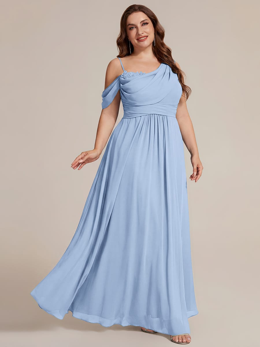 Thigh-High Slit Chiffon Sleeveless Dress