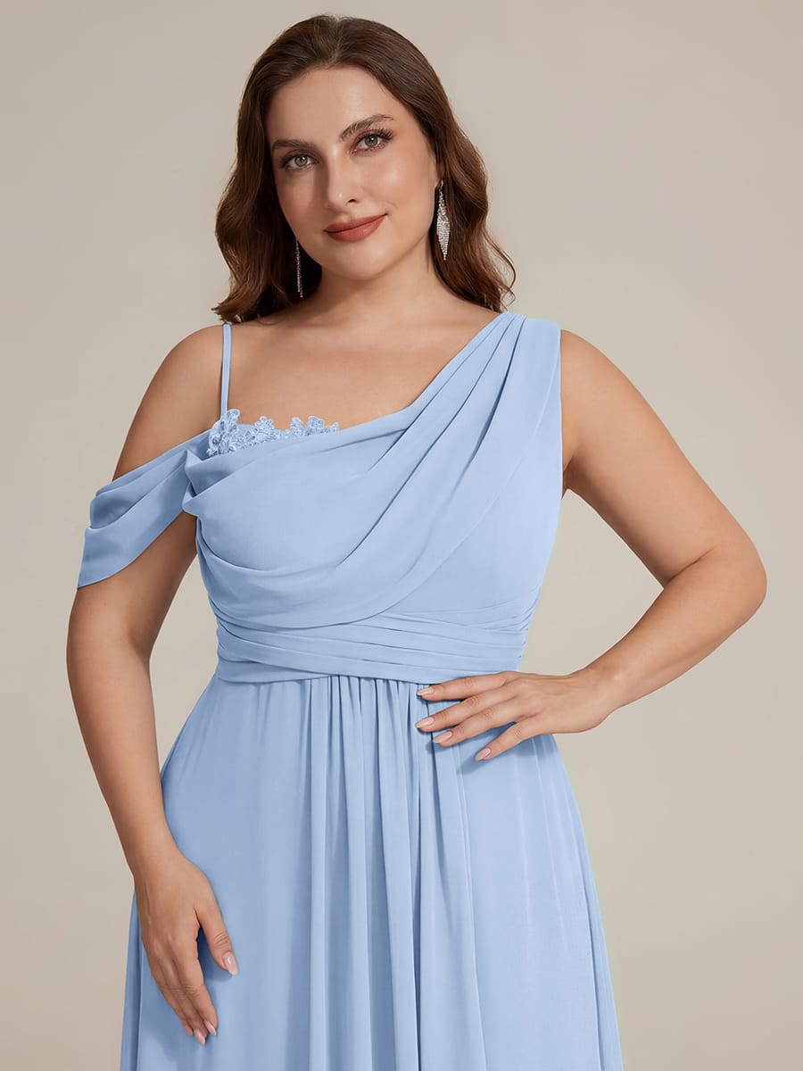 Thigh-High Slit Chiffon Sleeveless Dress