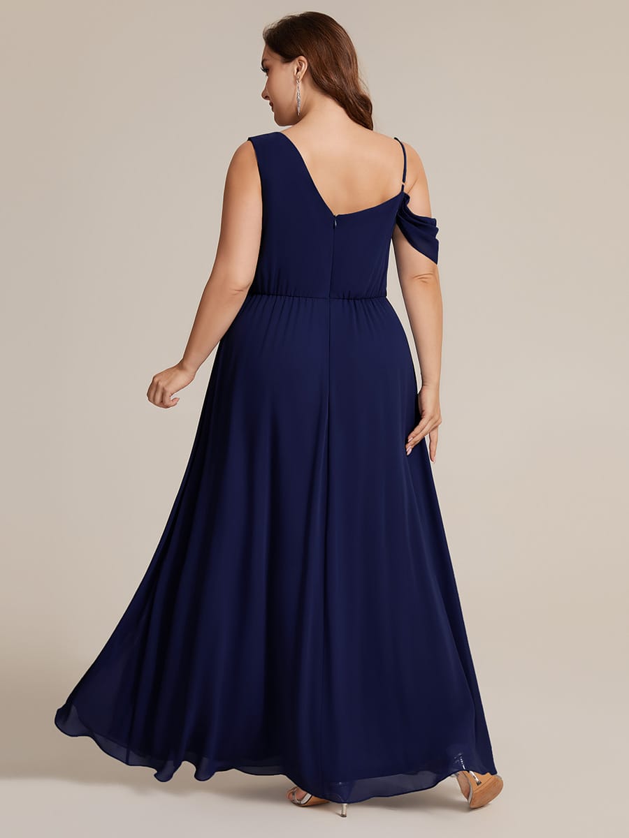 Thigh-High Slit Chiffon Sleeveless Dress