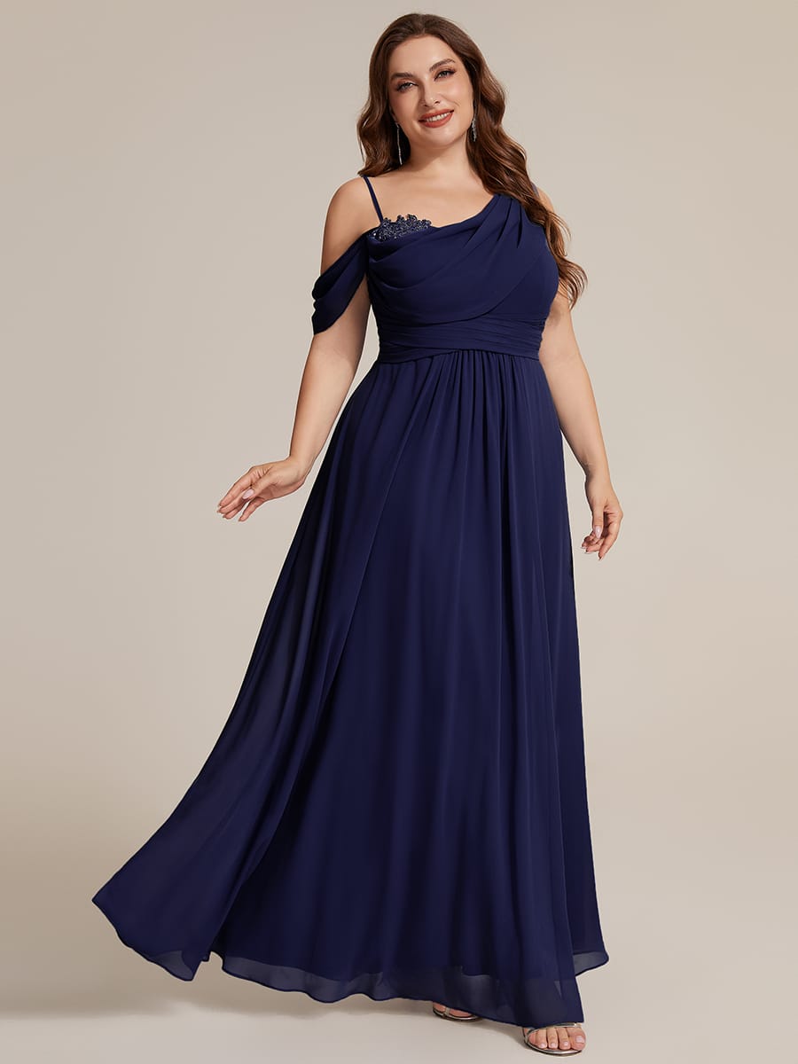 Thigh-High Slit Chiffon Sleeveless Dress