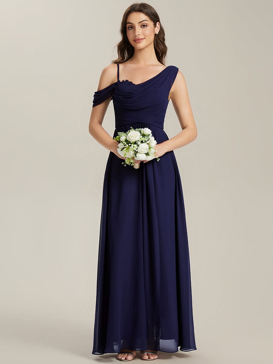 Thigh-High Slit Chiffon Sleeveless Dress