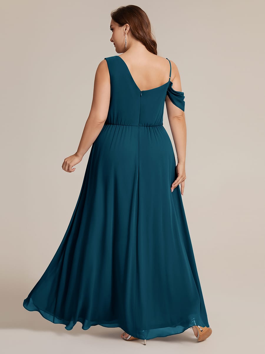 Thigh-High Slit Chiffon Sleeveless Dress