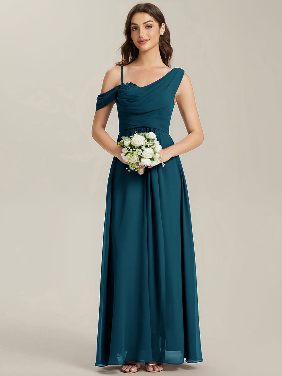 Thigh-High Slit Chiffon Sleeveless Dress