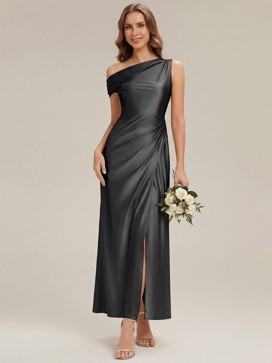 ever OPAL|Convertible Satin Drop Shoulder Sleeve Dress