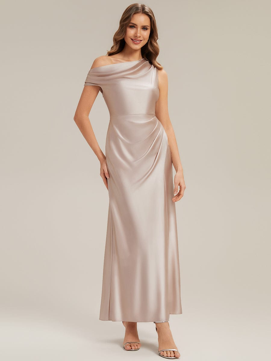 ever OPAL|Convertible Satin Drop Shoulder Sleeve Dress