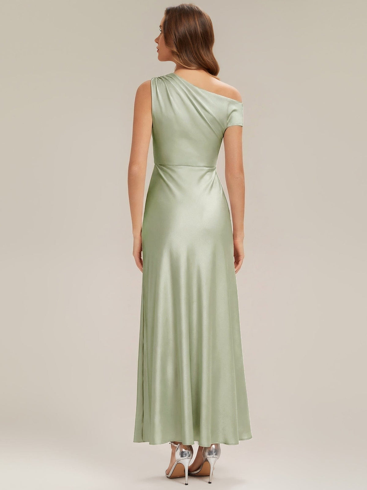 ever OPAL|Convertible Satin Drop Shoulder Sleeve Dress