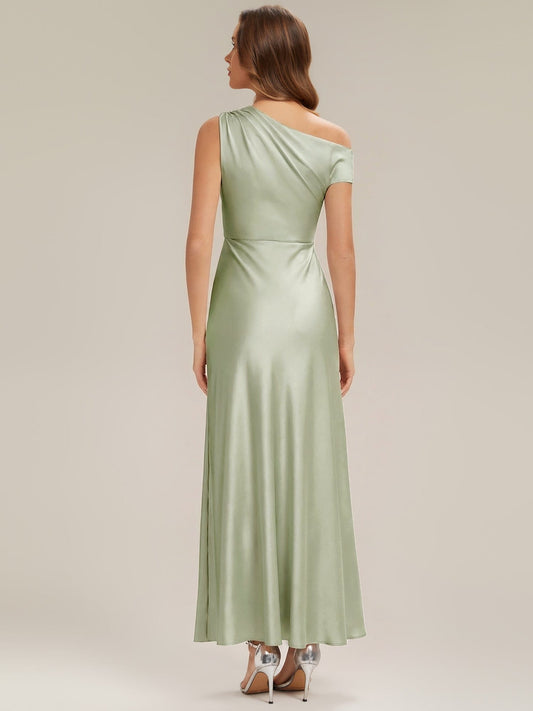 ever OPAL|Convertible Satin Drop Shoulder Sleeve Dress