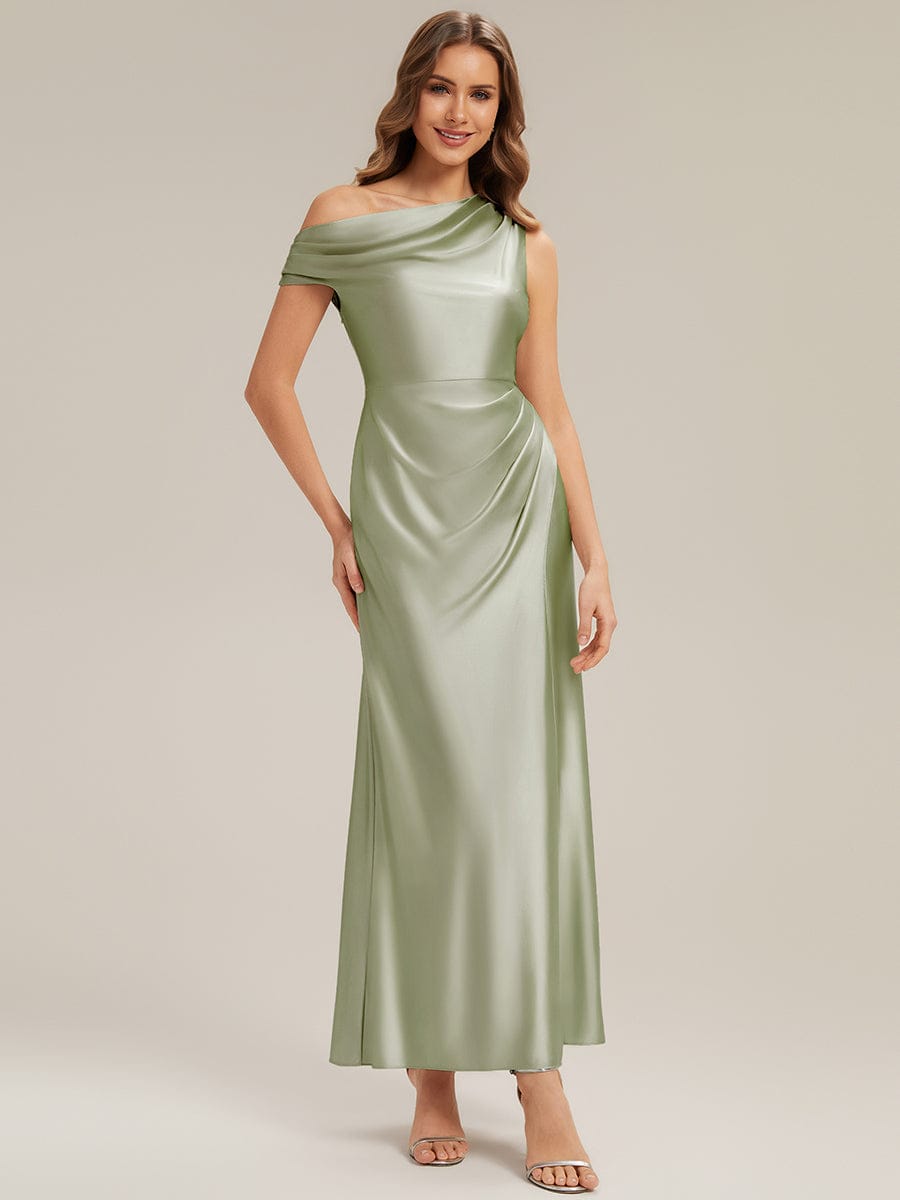 ever OPAL|Convertible Satin Drop Shoulder Sleeve Dress