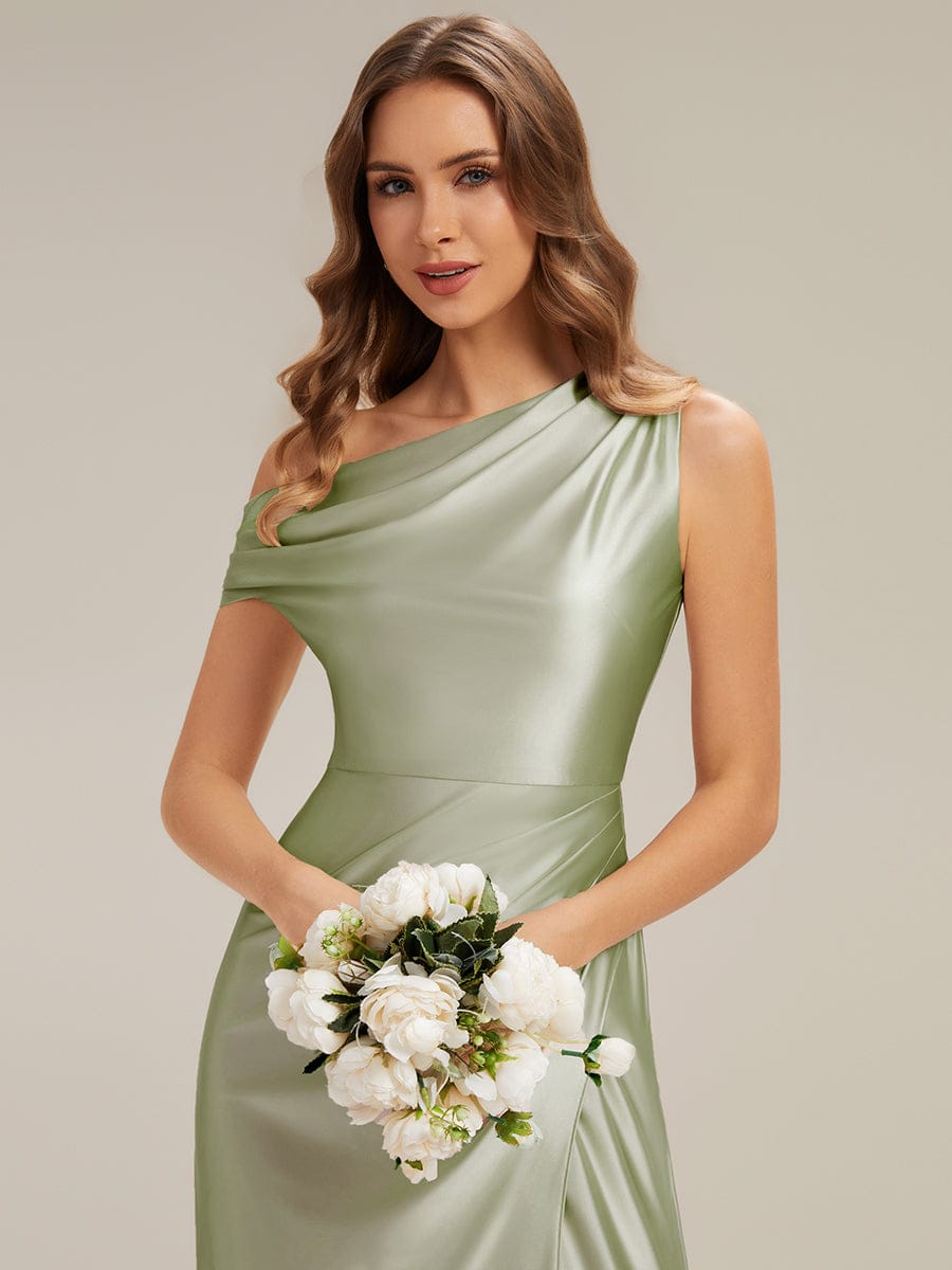 ever OPAL|Convertible Satin Drop Shoulder Sleeve Dress