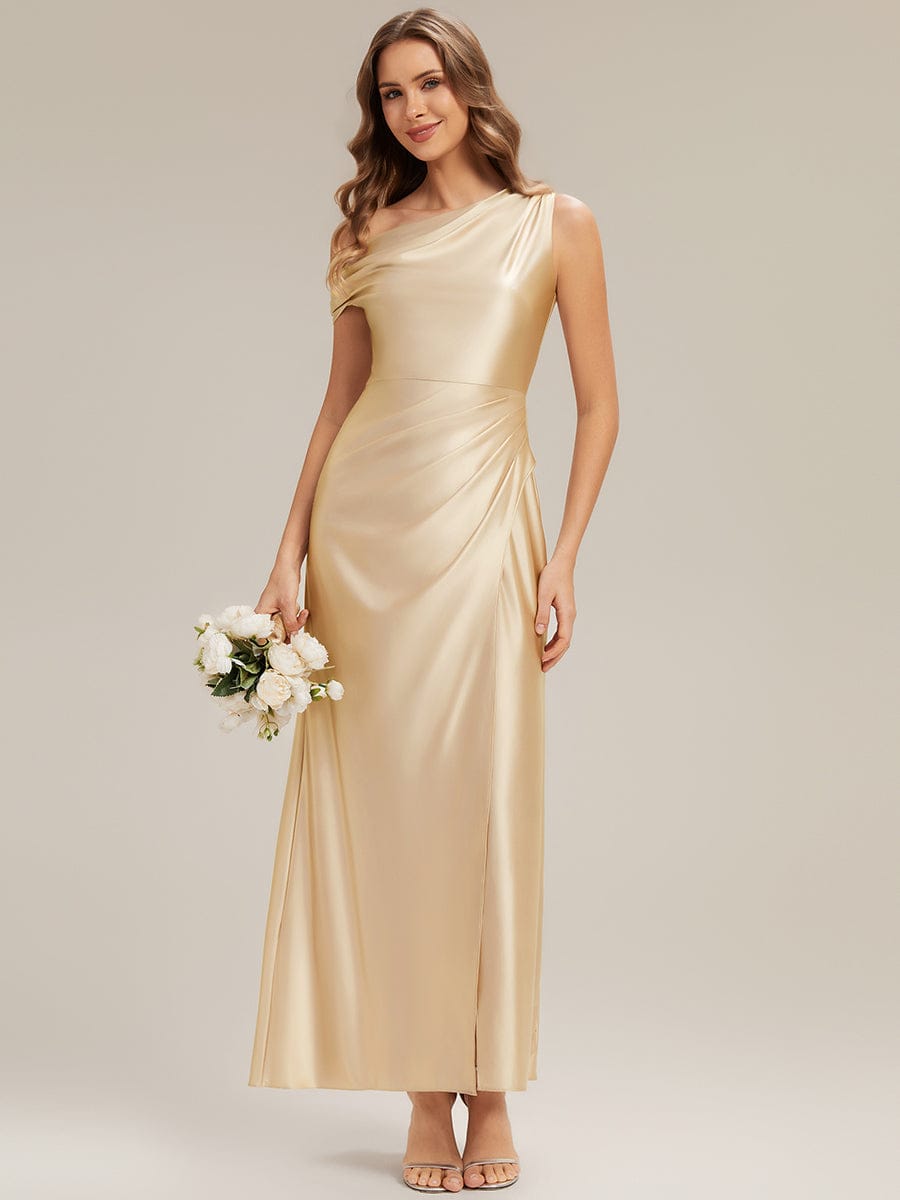 ever OPAL|Convertible Satin Drop Shoulder Sleeve Dress