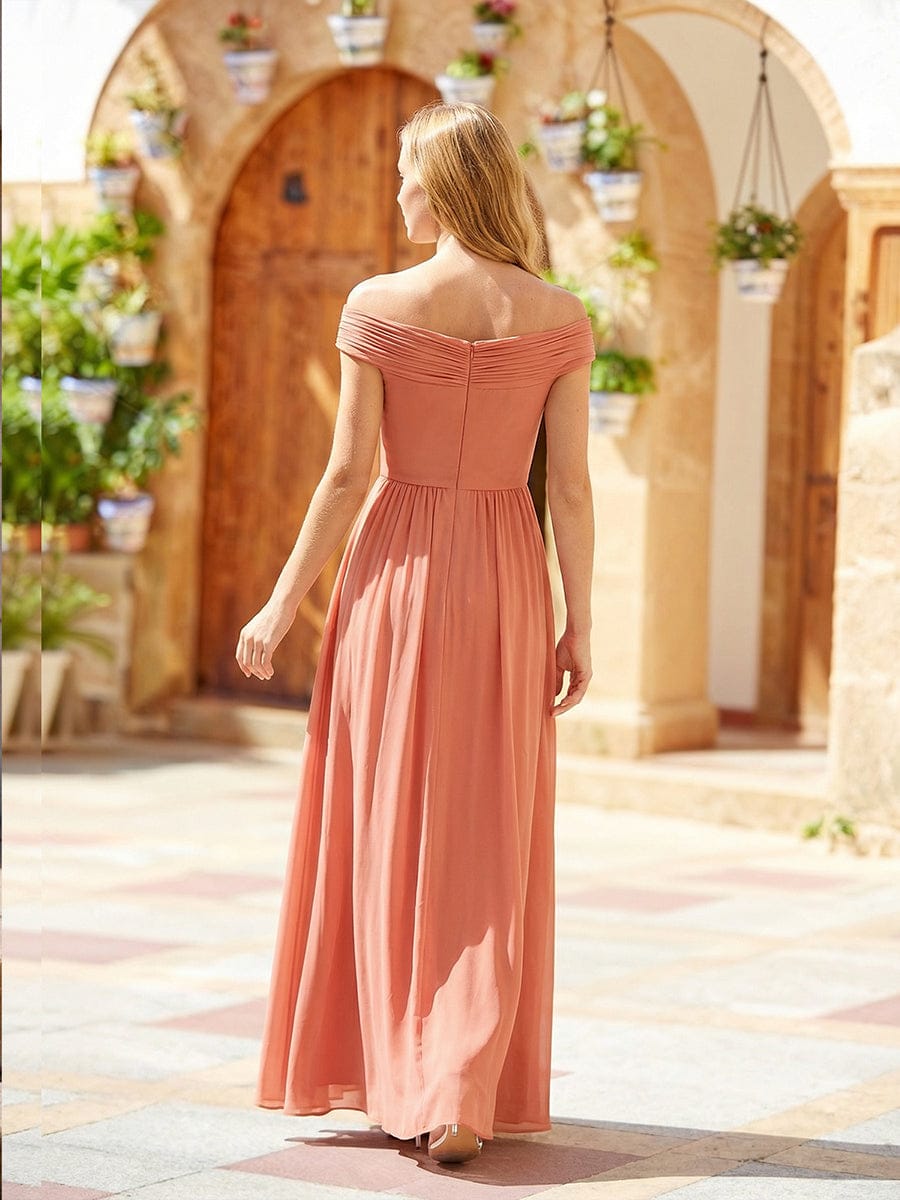 ever NEMI|Pleated Chiffon Cap Sleeve Dress