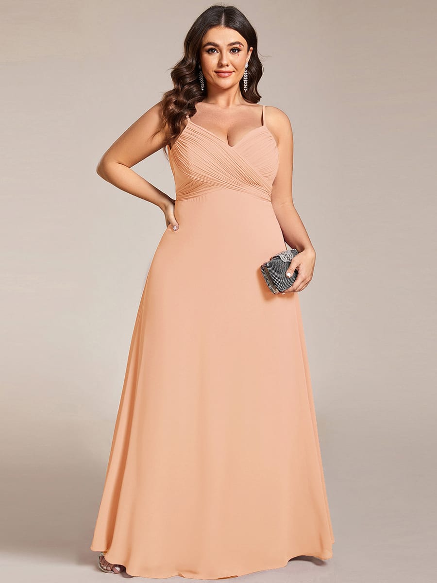 ever NOVA|Sweetheart Draped Back Maxi Bridesmaid Dress