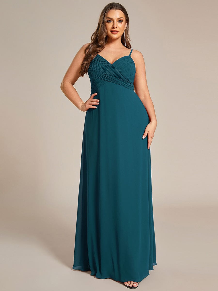 ever NOVA|Sweetheart Draped Back Maxi Bridesmaid Dress