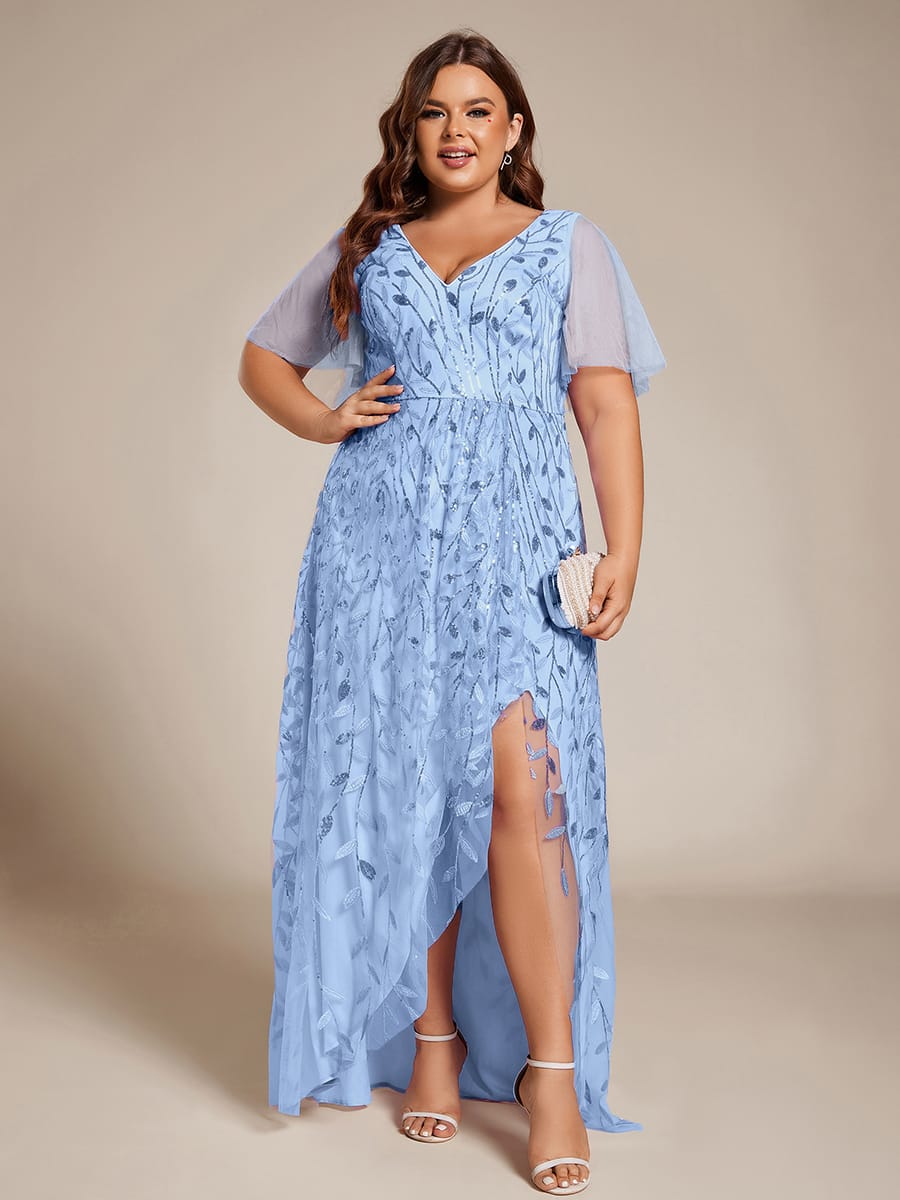 ever ALIX|V-Neck Sequined Mother of The Bride Dresses