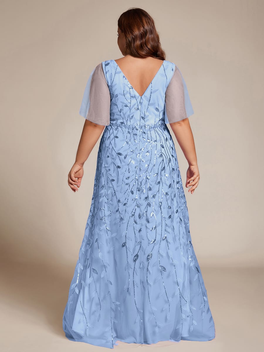 ever ALIX|V-Neck Sequined Mother of The Bride Dresses