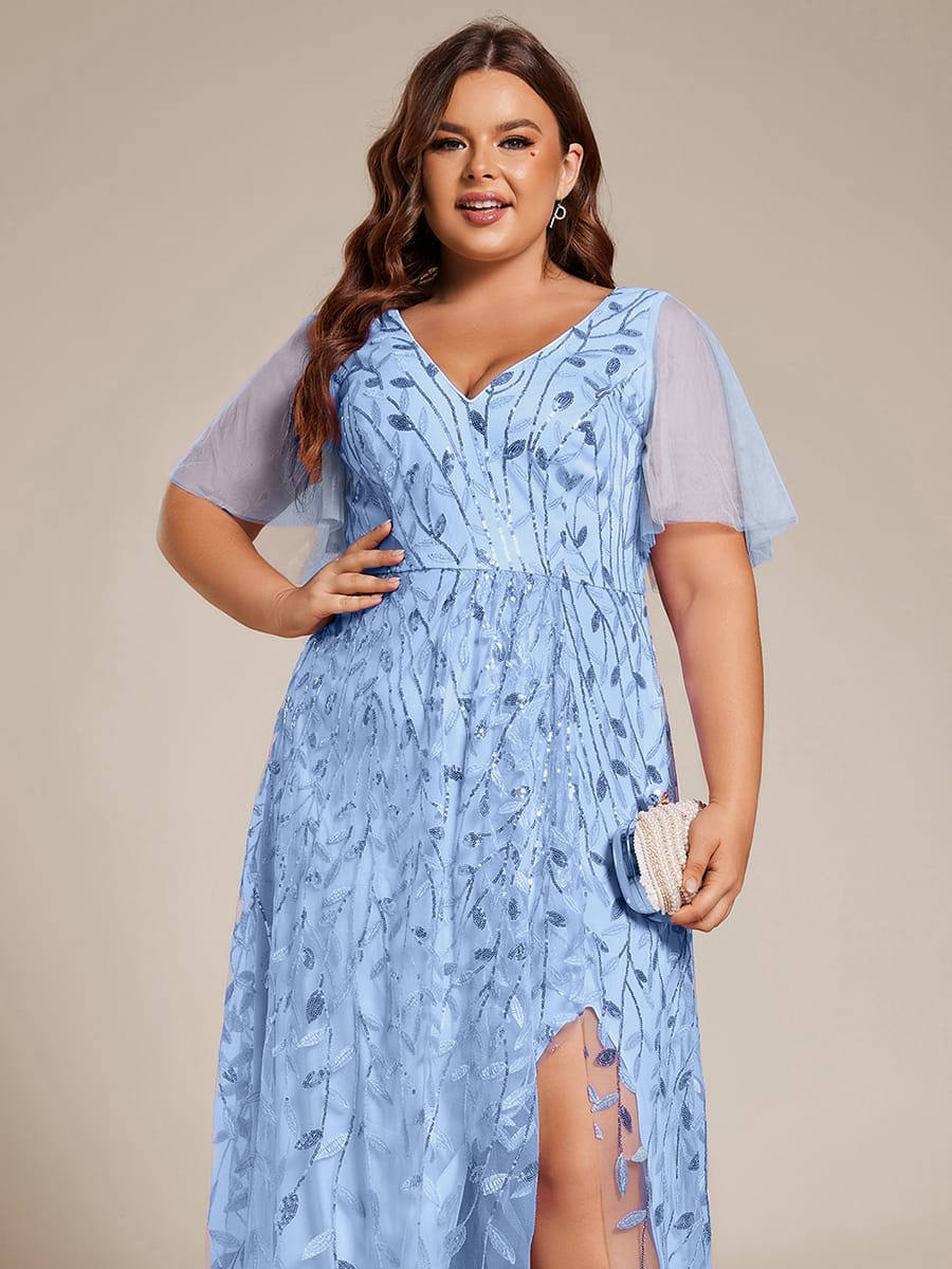 ever ALIX|V-Neck Sequined Mother of The Bride Dresses