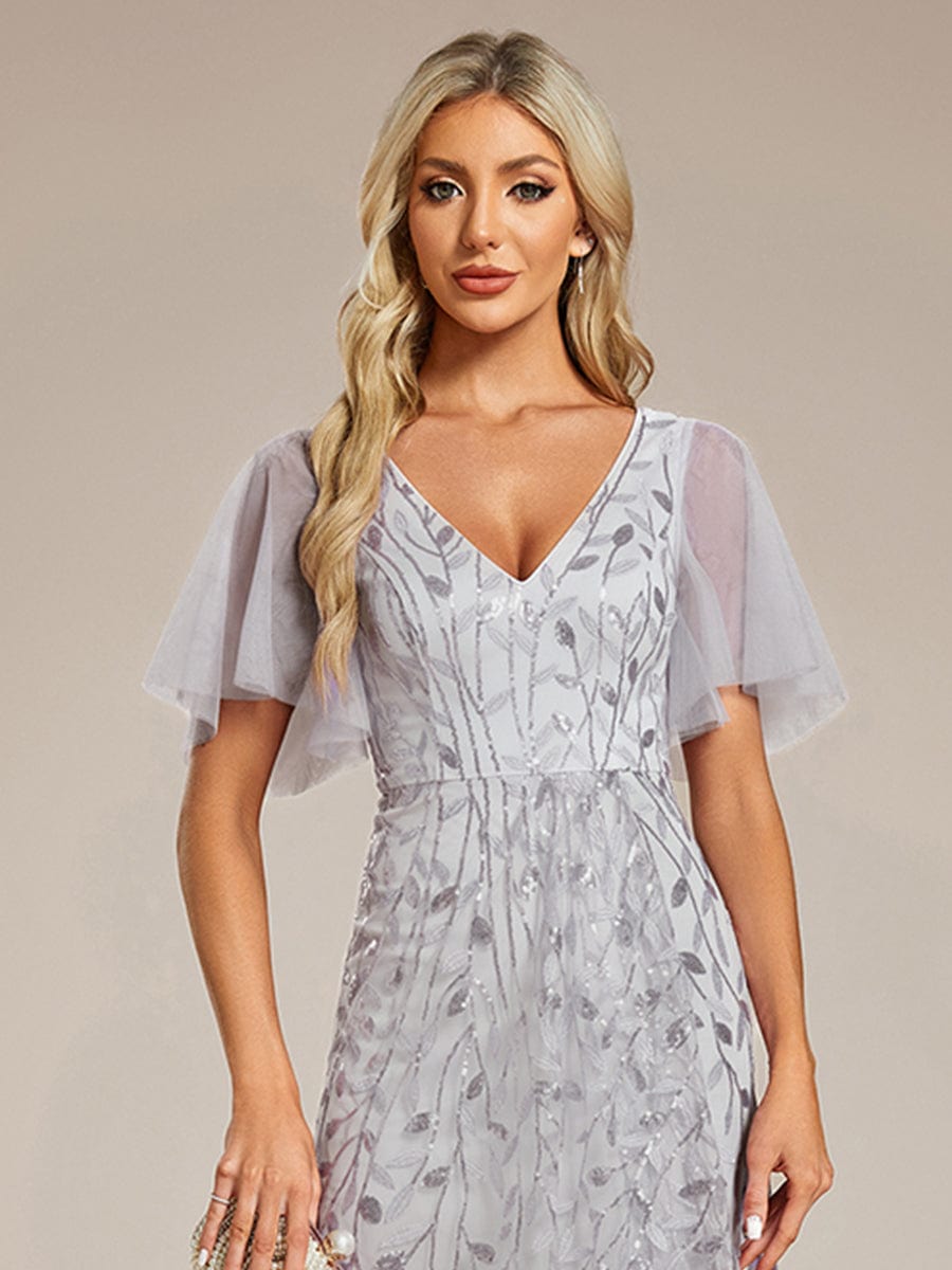 ever ALIX|V-Neck Sequined Mother of The Bride Dresses