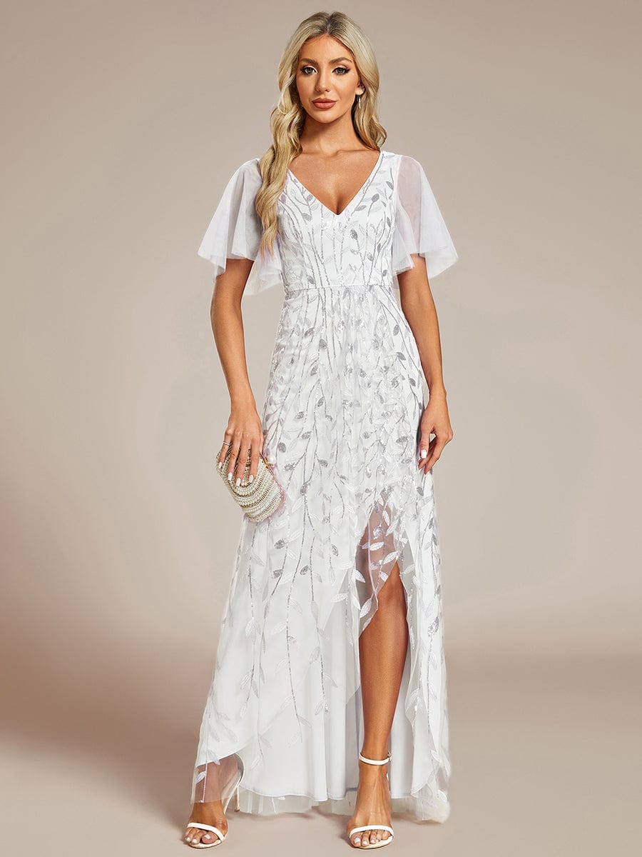 ever ALIX|V-Neck Sequined Mother of The Bride Dresses