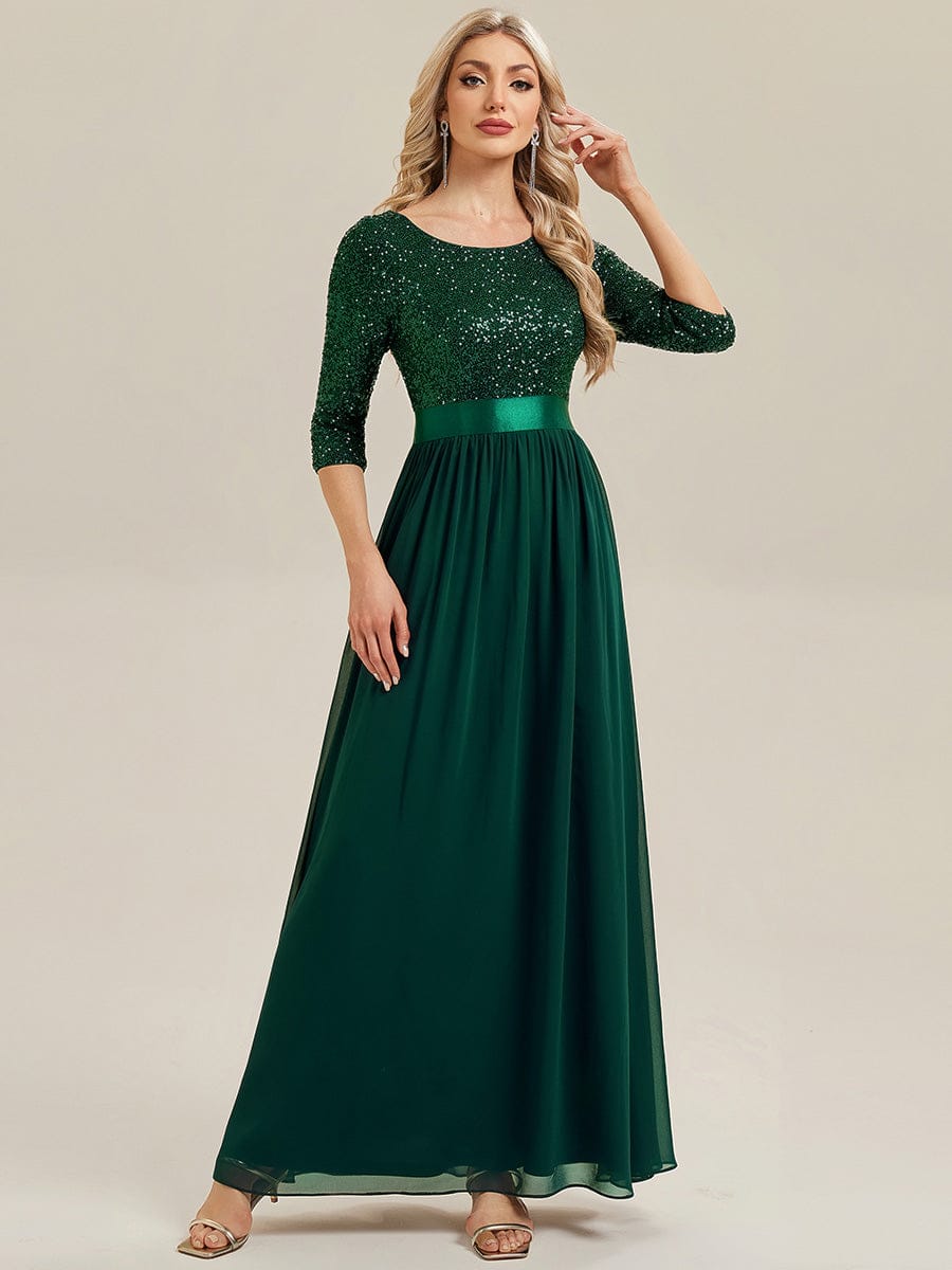ever EMILIA|Modest Sequin A-Line Maxi Dress