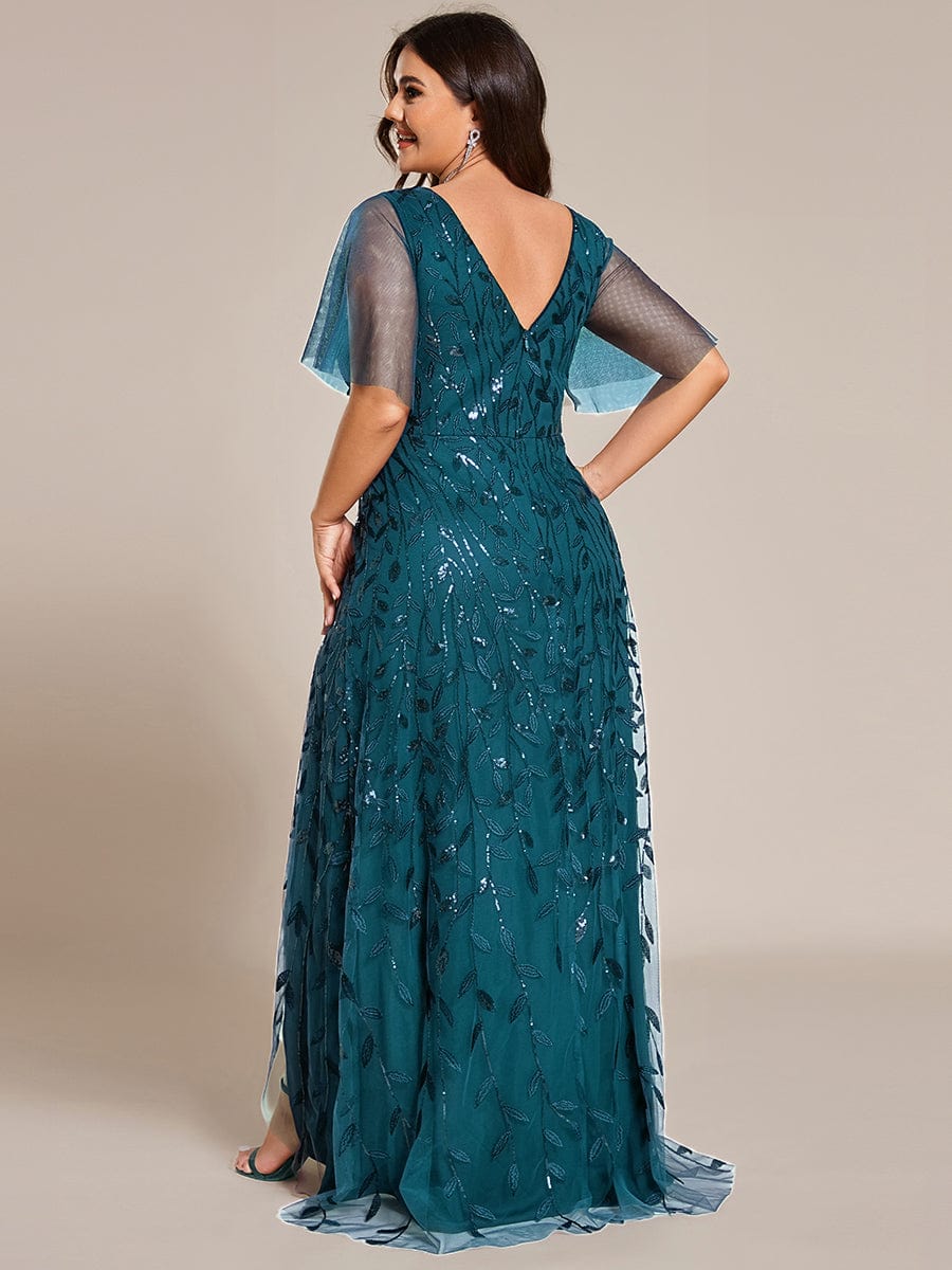 ever ALIX|V-Neck Sequined Mother of The Bride Dresses
