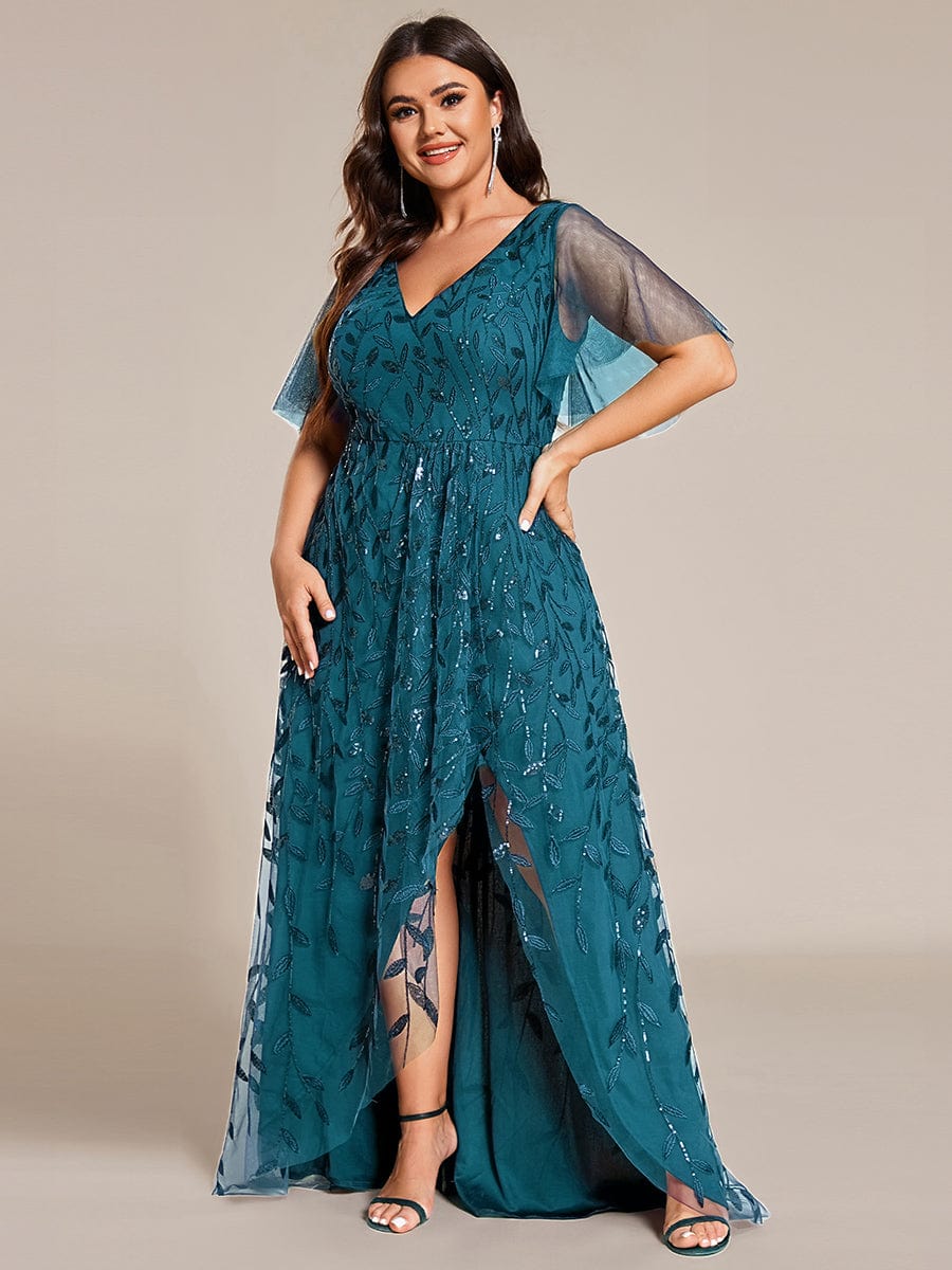 ever ALIX|V-Neck Sequined Mother of The Bride Dresses