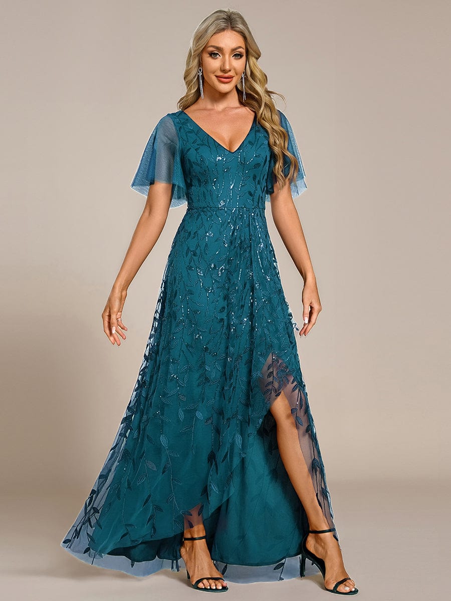 ever ALIX|V-Neck Sequined Mother of The Bride Dresses